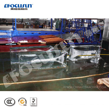 5 ton transparent brine system block ice machine with material stainless steel